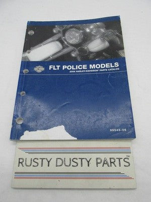 Harley-Davidson Official Factory 2006 FLT Police Models Parts Catalog