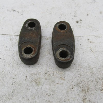 Pair of Vintage Triumph BSA OEM 7/8" Handlebar Top Mounts Mounting P C