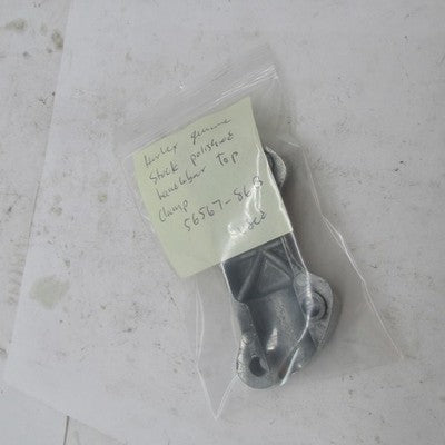 Harley Davidson Genuine Polished Handlebar Top Clamp Softail Fatboy 56