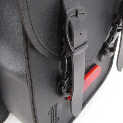Pair of Genuine Harley OEM #1 Logo Black Compact Throw-Over Saddlebags