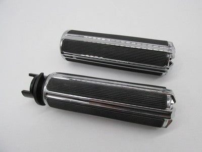 Arlen Ness Harley 10 Guage Chrome Handlebar Comfort Grips 0630-1691 07