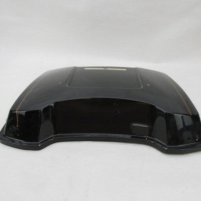 Harley OEM Tour-Pak Luggage Lid Black w/ Burgundy & Gold Pinstripes 79