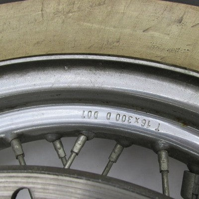 Harley OEM 00-07 Touring 16x3 Front Spoke Wheel 1" Axle w/ Tire & Disc