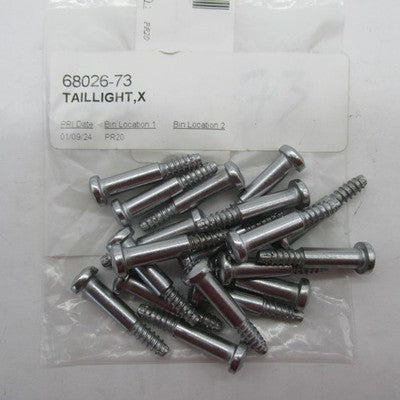 Lot of 19 Harley-Davidson OEM NOS Tail Light Lens Screws 68026-73