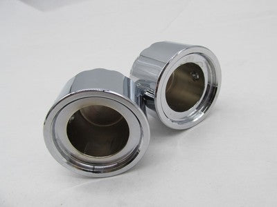 Lot of 2 Harley-Davidson Genuine Chrome 7/8" Inch Bolt Axle Covers