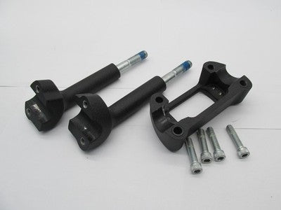 Harley Davidson OEM Black Handlebar Risers Top Clamp M8 Softail Street