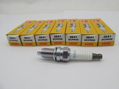 Lot of 7 NGK Genuine NOS Spark Plugs 2641 DCPR9E