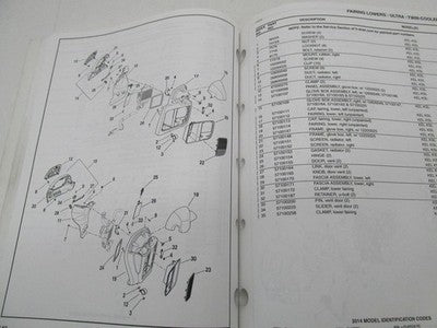 Harley-Davidson Genuine 2014 Touring Model Parts Catalog 99456-14