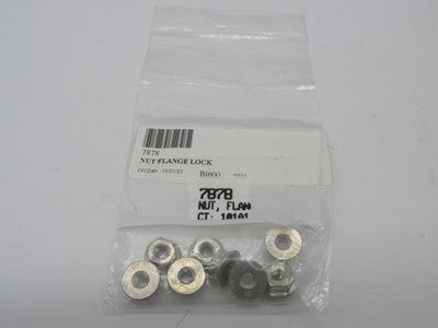 Lot of 8 Harley-Davidson Genuine OEM NOS Flange Lock Nuts 7878