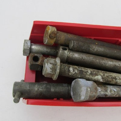 Large Lot Vintage BSA Triumph Rear Wheel Axles Spindles Spacers Hardwa