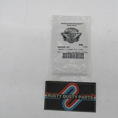 Harley Dividson OEM Gasket License Plate Lens 97-03 Heritage Springer