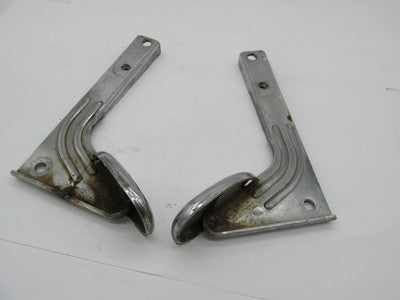 Pair of Harley OEM Panhead Shovelhead Spotlight Mounting Brackets *Cra