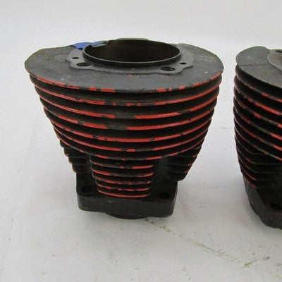 Pair of Harley OEM Ironhead Sportster Damaged Cylinder Jugs 16561-72 1