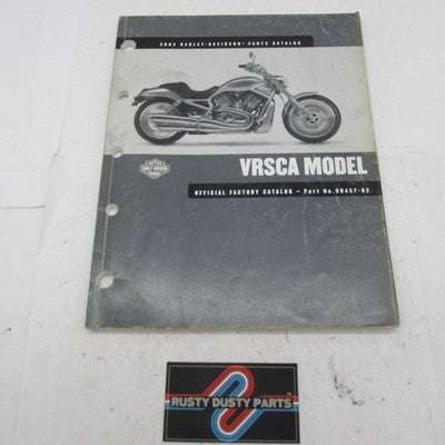 Harley-Davidson Official Factory 2002 VRSCA Model Parts Catalog 99457-