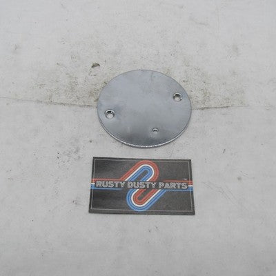 Harley Davidson 3-3/4" 3.75" Chrome 3-Hole Timing Points Cover Round P