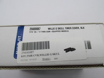 Harley-Davidson Genuine NOS Willie G Skull Timer Cover, Black 25600087