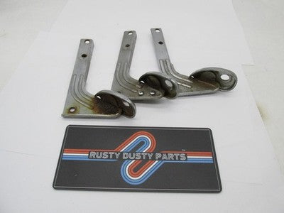 Lot of 3 Harley OEM Single Side Panhead Spotlight Mounting Brackets