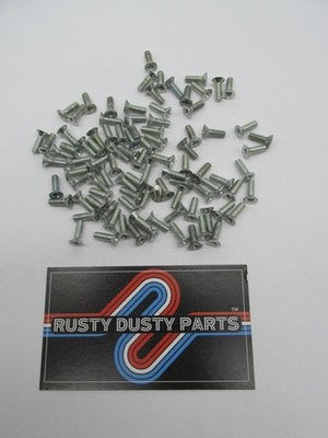 Lot of 96 Harley Genuine NOS 6-32 x 7/16" Pozidriv Flat Countersunk Sc
