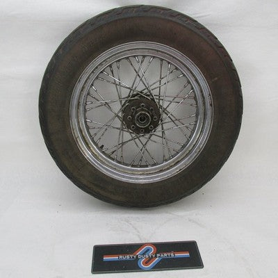 Harley Genuine 16"x3" Rear 40 Spoke Wheel Hub Rim w/ Dunlop D402 Tire