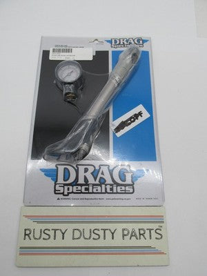 Drag Specialties NOS Pump Air with Gauge 0-60 3805-0083