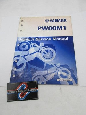 Yamaha Official Factory PW80M1 Owners Service Manual LIT-11626-13-26