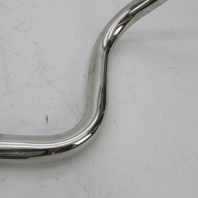 Harley OEM 1.25" Fat Mini Ape Hanger 10" Rise Chrome Drilled Handlebar