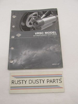 Harley-Davidson Official Factory 2007 VRSC V-Rod Parts Catalog 99457-0