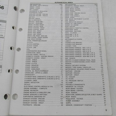 Harley-Davidson Official Factory 2010 VRSC V-Rod Parts Catalog Manual