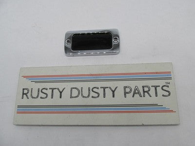Harley Davidson Front Brake Master Cylinder Top Cover Chrome Smooth Black