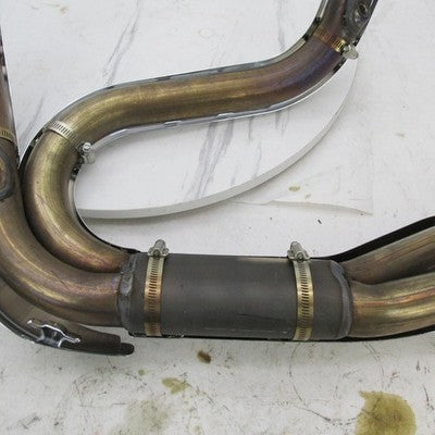Harley OEM Catalytic Exhaust Headers w/ Shields 12-17 Dyna FXDF FXDWG