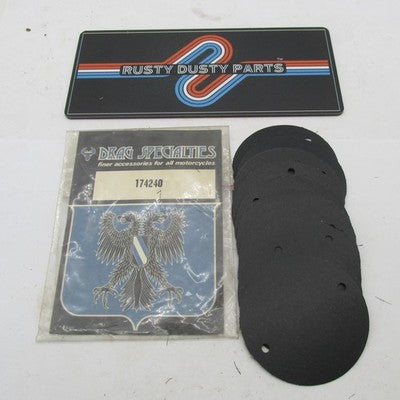 Lot of 10 Drag Specialties NOS Ignition Timer Cover Gaskets XL 1974 17
