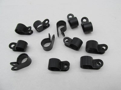 Lot of 12 Harley-Davidson Genuine NOS Black Cable Clamps 38717-91