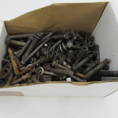 8+ lb Lot Mixed Parts Vintage Triumph Motorcycles BSA Bolts Nuts Washe