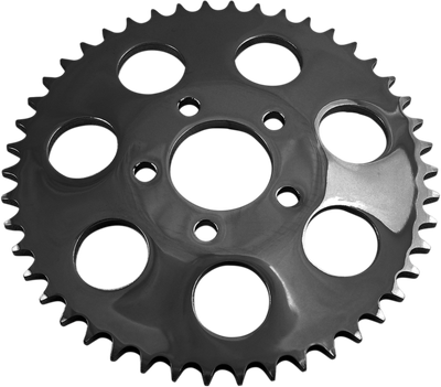 Drag Specialties Gloss Black 530 Chain Conversion Rear Sprocket 48-T D
