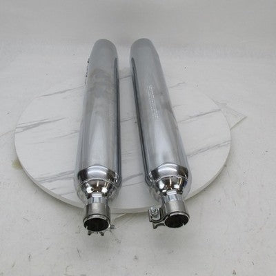 Pair of Harley OEM Chrome Mufflers FLHX FLHT FLT 07-08 Touring 65592-0