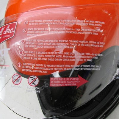 Biltwell NIB Lane Splitter MEDIUM Podium ORG/GRY/BLK 1004-550-103 | 01