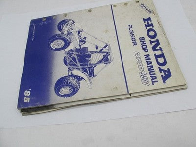 Honda Official Factory 1985 FL350R Odyssey 350 Buggy Service Manual Bo