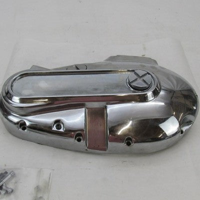 Harley OEM 71-76 Ironhead Sportster Chrome Outer Primary Cover w/ Bolt