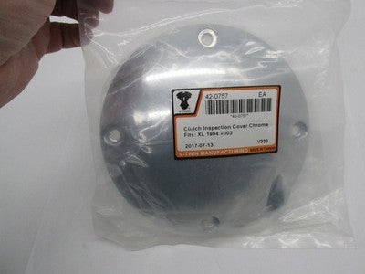 V-Twin NOS Harley 94-03 XL Clutch Inspection Cover, Chrome 42-0757 347