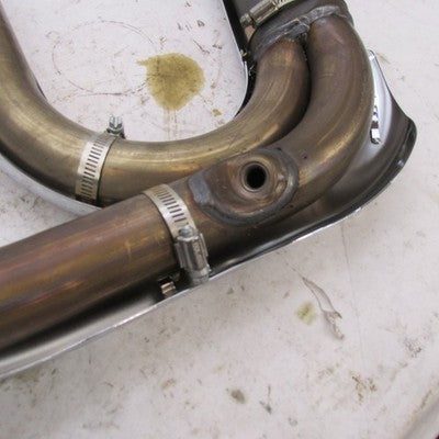 Harley OEM Catalytic Exhaust Headers w/ Shields 12-17 Dyna FXDF FXDWG