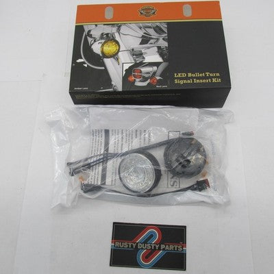 Harley-Davidson Genuine OEM NOS LED Bullet Turn Signal Insert Kit Red