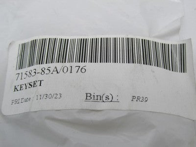 Harley Davidson OEM NOS Key Set Code: 0176 - 71583-85A