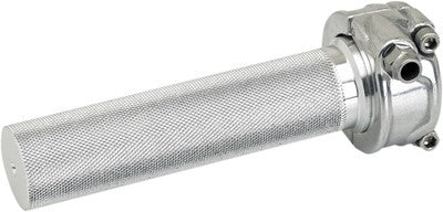 BILTWELL Whiskey Throttle Assembly Single Cable Polished CW-SIN-78-PS