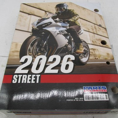 Parts Unlimited 2026 Street Parts Catalog Official Manual 9901-3629