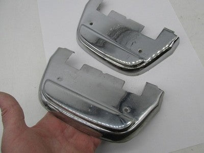 Pair of Harley Davidson Chrome Passenger Floorboard Footboard Covers