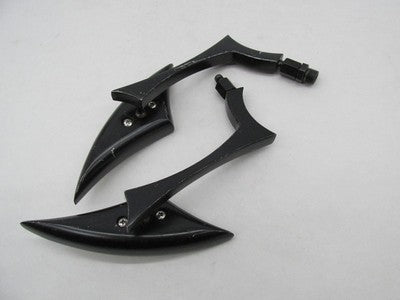 Pair of Harley-Davidson Black Mini Custom Chopper Side Mirrors