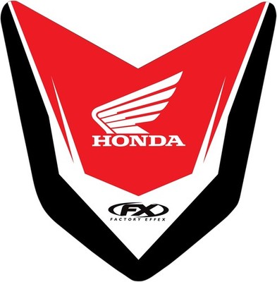 Factory Effex Front Fender Graphic Kit Red 17-30320