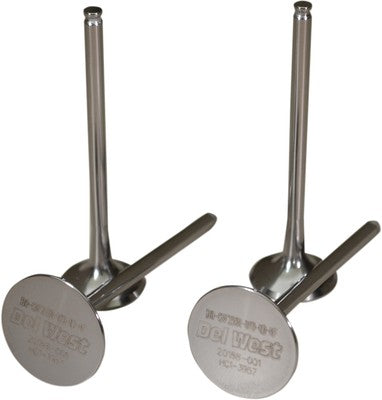 Del West Titanium High Compression/No Dish Engine Exhaust Valve DWCRF4