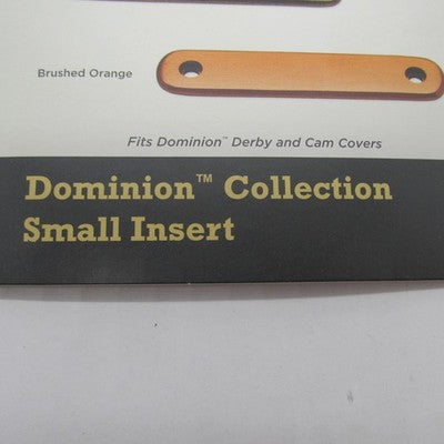 Harley Davidson OEM SM Brushed Black Dominion Derby Cam Cover Insert 6