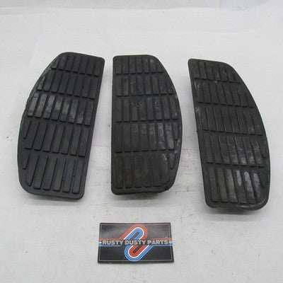 Lot of 3 Harley OEM Rider Foot/Floorboard Rubber Pad Inserts Touring 5
